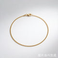 Solid Gold Delicate Chain Necklace