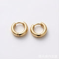 Solid Gold Mini Hoop Earrings