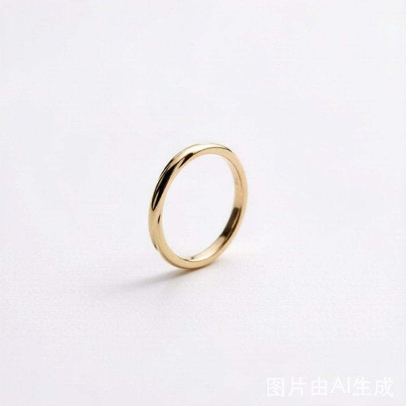 Solid Gold Twisted Band Ring